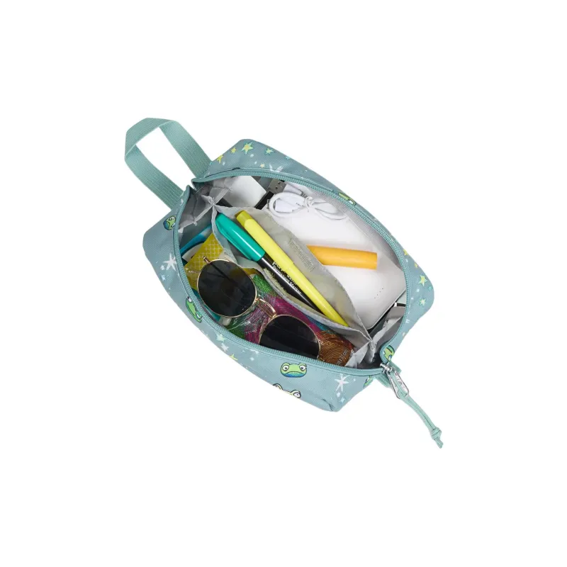 JanSport Recycled Polyester Clutch Women's Green Frog-4