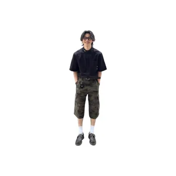 DUATOGE Denim Shorts Men Camouflage 