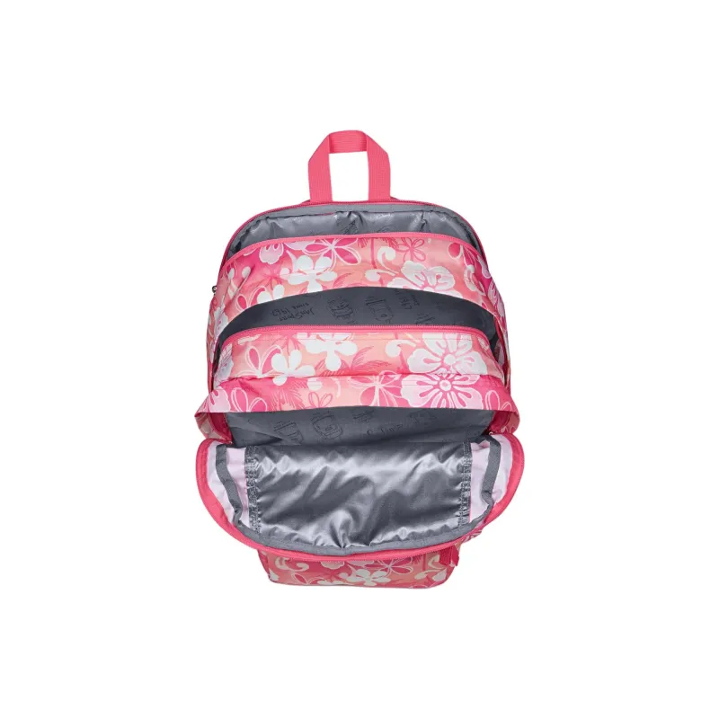 JanSport Polyester Backpack Women's Pink & White-6