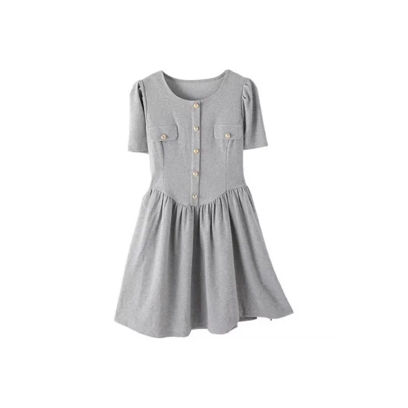 ABCMININ Short Sleeved Dress Women's-0