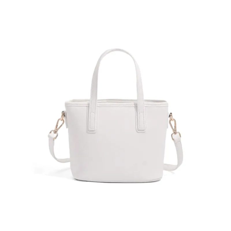 CLEVER& KETCH PU Shoulder Bag, Crossbody Bag, Handbag Women's White/Pink/Black-2