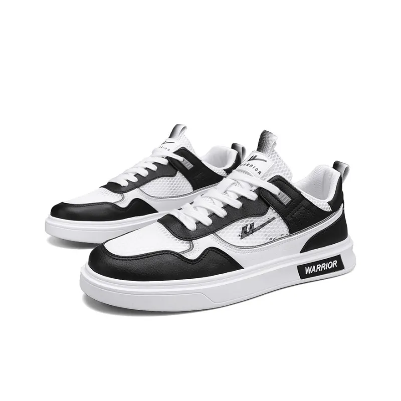WARRIOR Skateboard Shoes Men Low Top Beige/Green/White/Black/Beige/Jasper-0