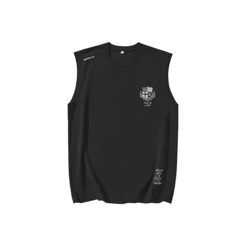 Go it alone Tank Tops Unisex Black
