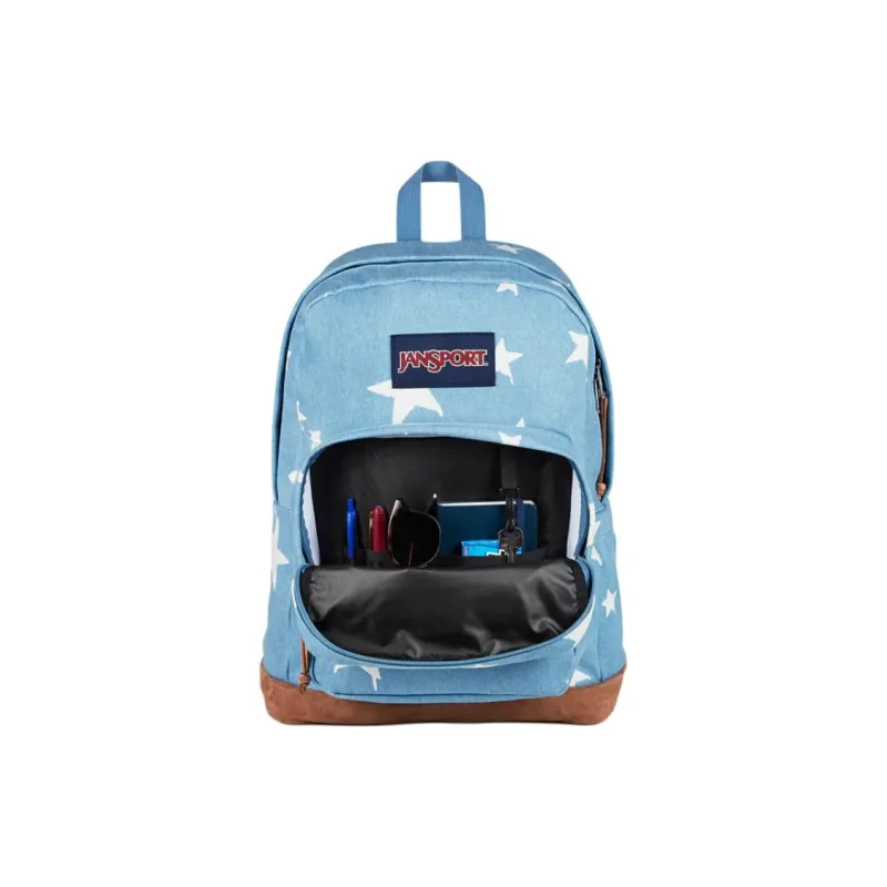 JanSport Suede Backpack Unisex Sky Blue-6
