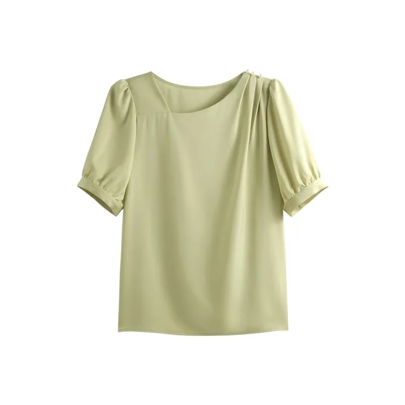 She Enjoys Chiffon Shirt Women's-7