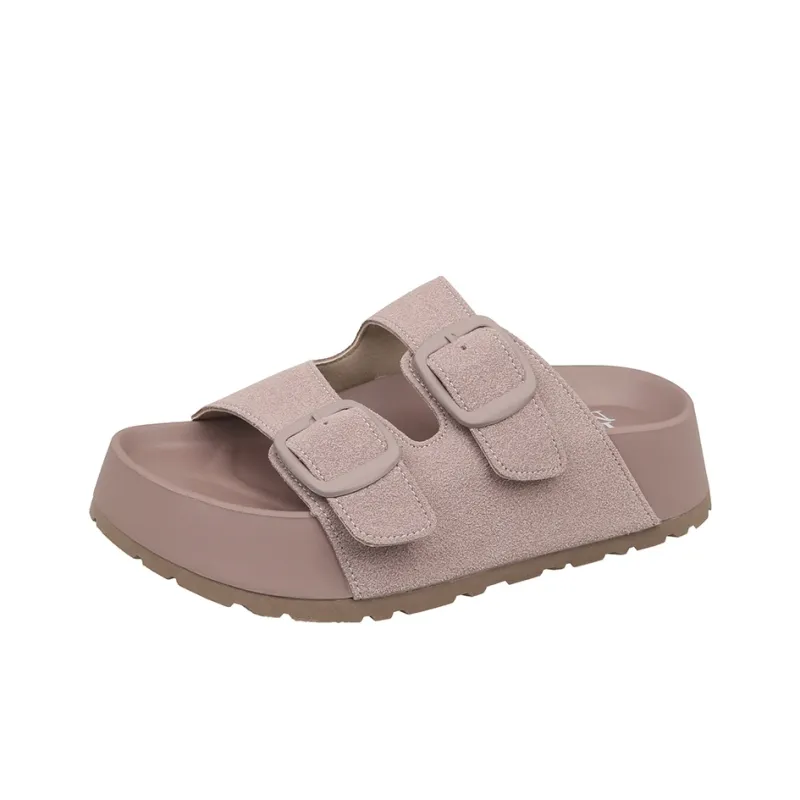 Dawei's House Rubber Sole Slip Resistant, Odor Resistant, Antibacterial Slide Slippers Women's-9