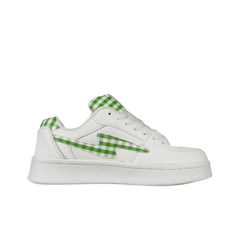 Rongchuan Slip Resistant, Abrasion Resistant, Lightweight Low Top Skateboard Shoes Unisex White Pink Square-14