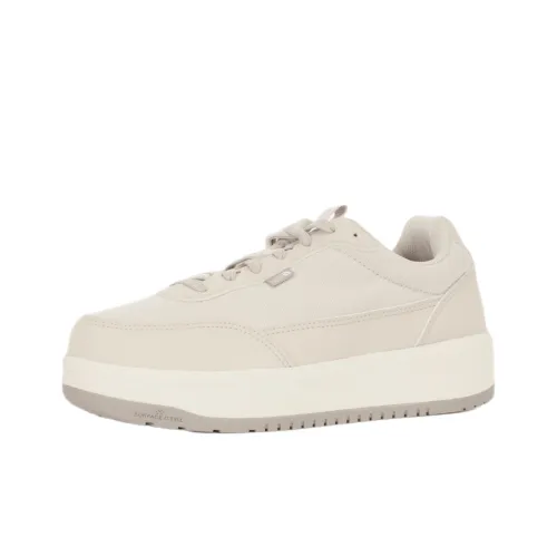 THE NORTH FACE Anti Slip Wear Resistant Low Top Skateboard Shoes Women's Beige