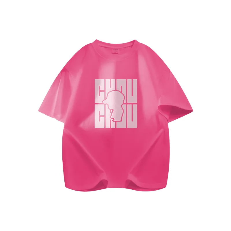 CHOUCHOUS Drop Shoulder Sleeve T Shirt Women's-0