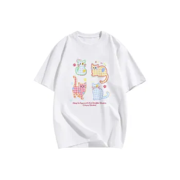 Art Drop Shoulder Sleeve T Shirt Women's