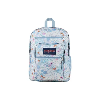 JanSport Polyester Backpack Unisex Blue & White