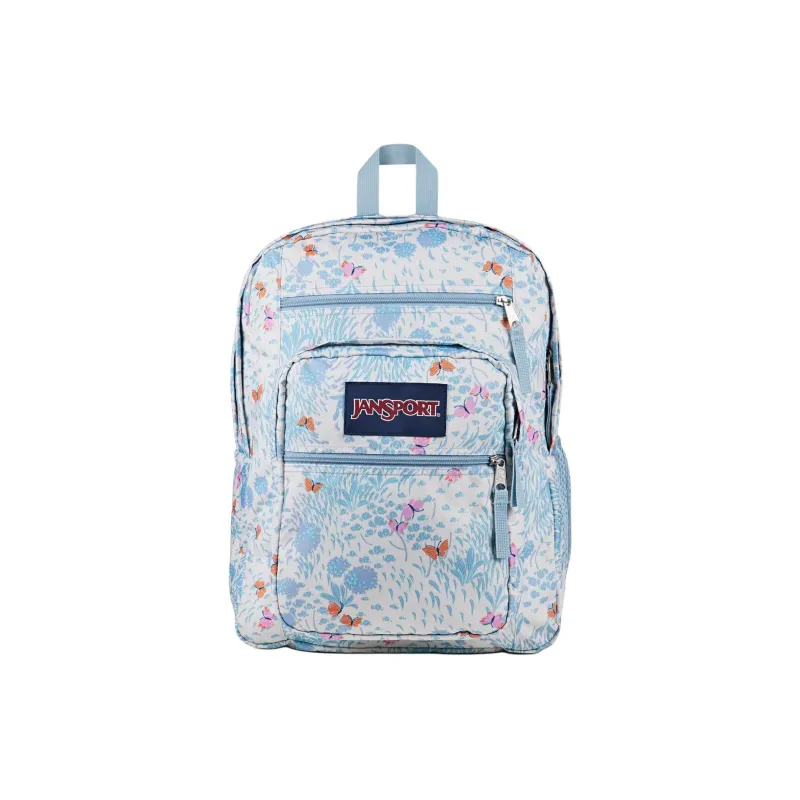 JanSport Polyester Backpack Unisex Blue & White-0