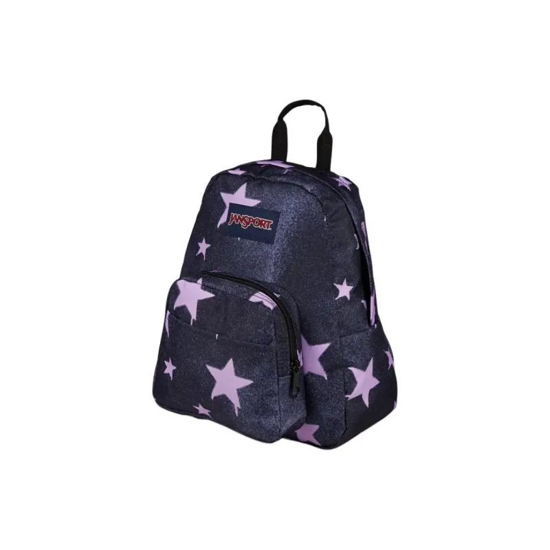 JanSport Zip Closure Backpack Mini Women's Dark Blue & Pink-1