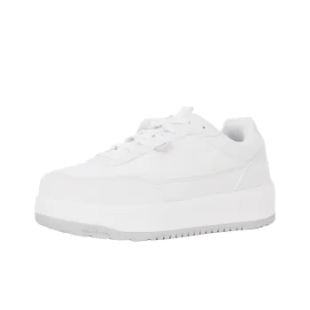 THE NORTH FACE Anti Slip Wear Resistant Low Top Skateboard Shoes Women's White