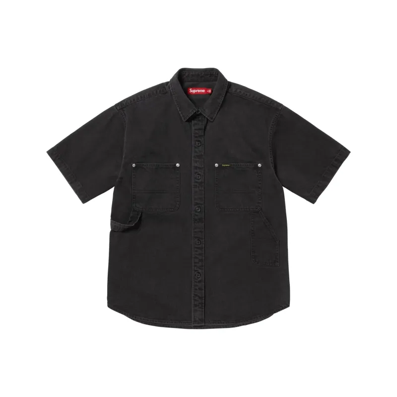 Supreme Loose Fit S/S Denim Painter Shirt-2
