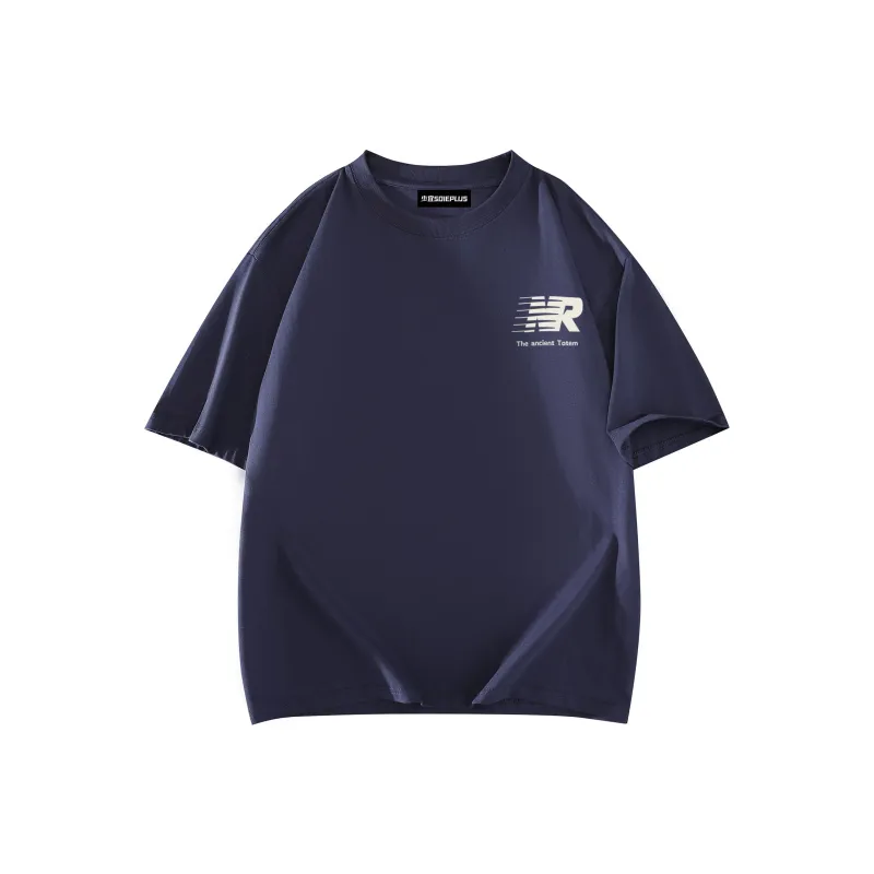 SOIE T Shirts Unisex Navy Blue-1