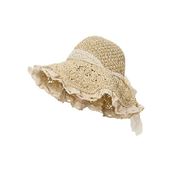 BOOLFEN Straw Woven Bucket Hats Women's