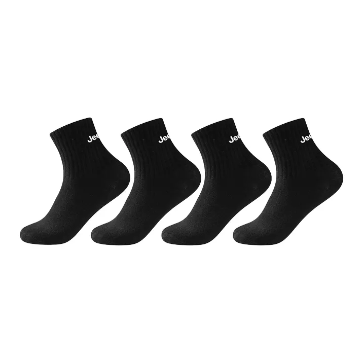 Jeep Mid Calf Socks Unisex 4 Pack-15