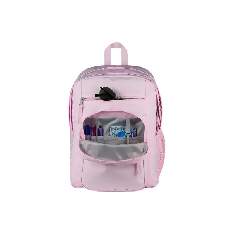 JanSport Polyester Backpack Women's Light Pink-5