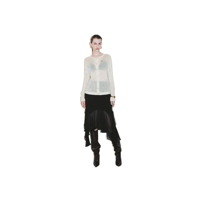 URBAN REVIVO Knitwear Women's Nude Apricot-0