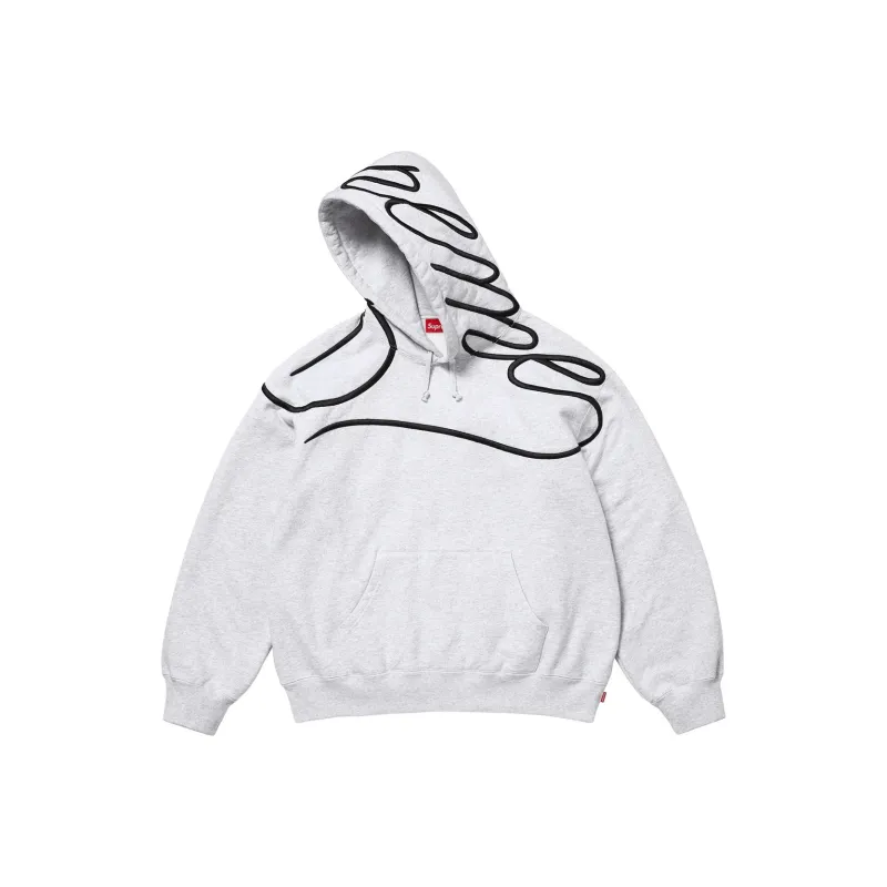 Supreme Shoulder Script Hooded Sweatshirt-3