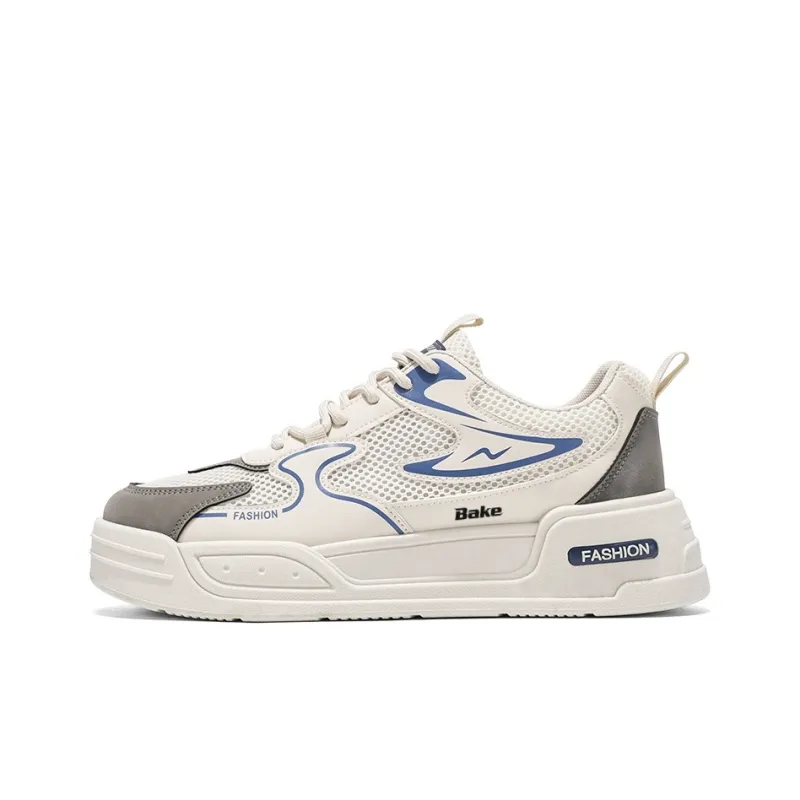 BAKE Lightweight And Breathable Low Top Skateboard Shoes Men's-6