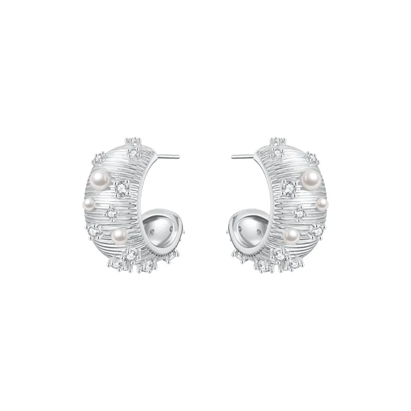 ZEGL Artificial Pearl Earrings Women's-0