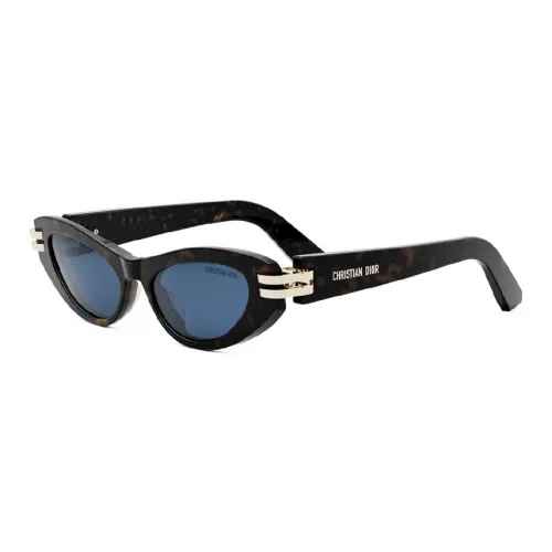 DIOR Metal Cellulose Acetate Cat Eye Sunglasses Unisex Tortoiseshell