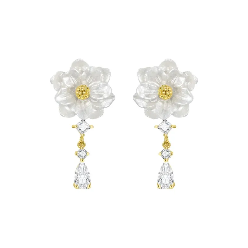 ZEGL S925 Silver Earrings Women's-0