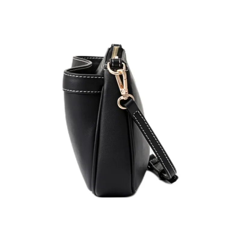 FION Cow Leather Shoulder Bag Women's Multicolor-9
