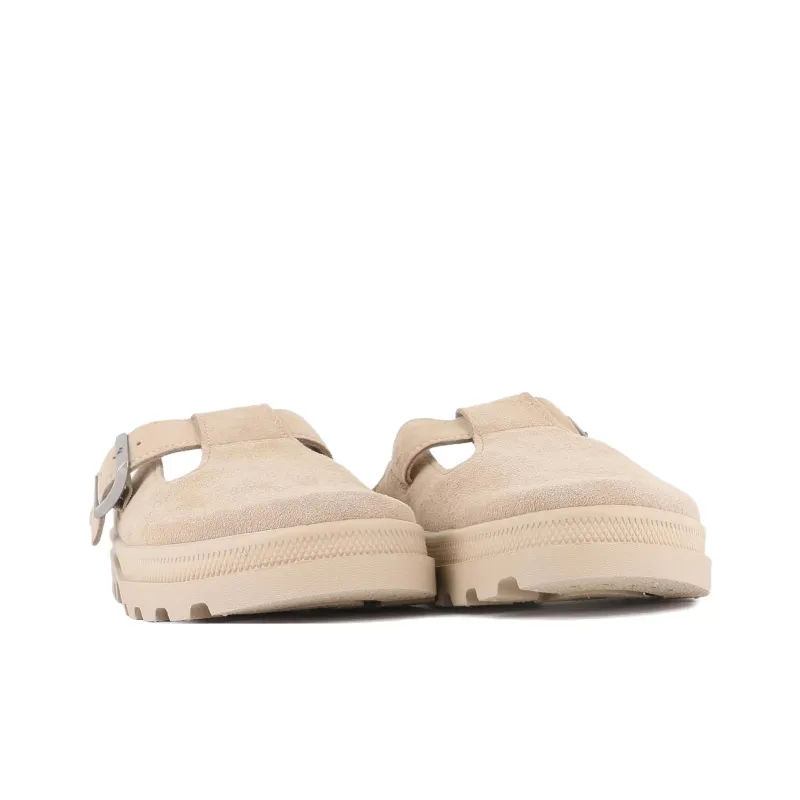 Palladium EVA Abrasion Resistant Slip Resistant Closed Toe Slippers Unisex Beige-2