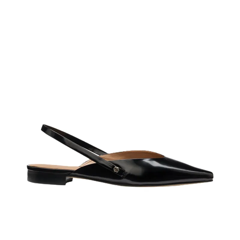 HUGO BOSS Leder Casual Single Shoes Women's Black-1