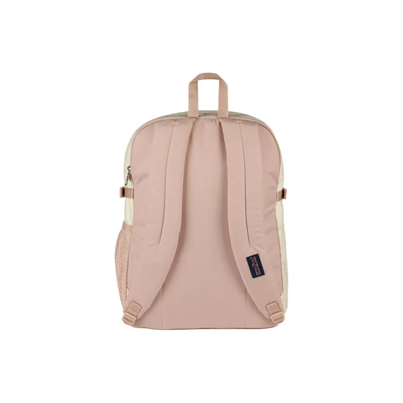 JanSport Recycled Polyester Backpack Women's Beige & Pink-4