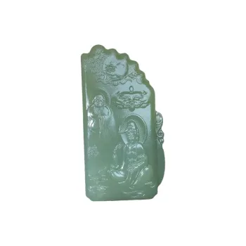 BUDOUXIAOAI Pendants White Jade/Pale Greenish White Jade Men's