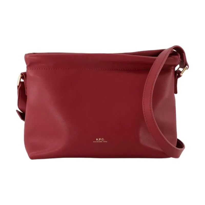 A.P.C Ninon Logo Embossed Mini Shoulder Bag-0