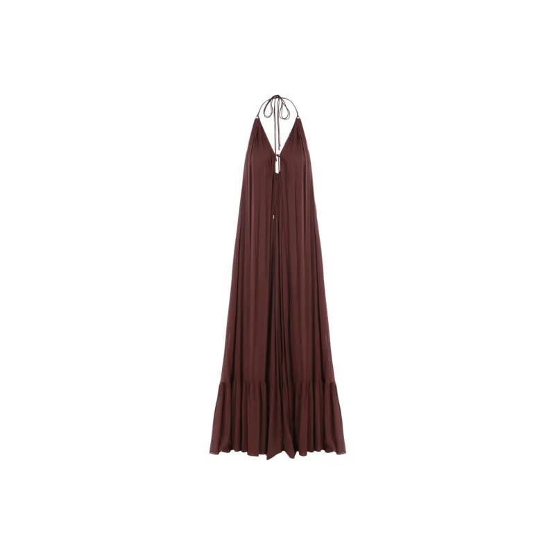 PINKO Slip Dresses Women's Brown-0