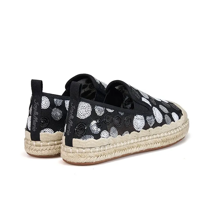 Joy&Mario Espadrilles Women's Black, Champagne-3