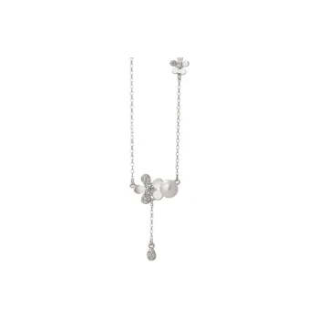 CLARKIA FLOWER 999 Fine Silver Necklaces Women's