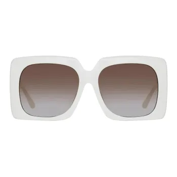 Linda Farrow Acetate Square Sunglasses Women's White