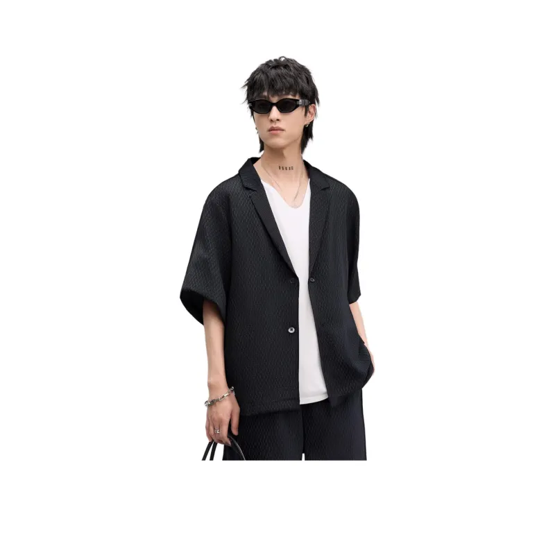 HERBEL Business Suits Men Black-0