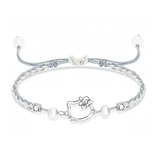 JOYDINNY Alloy Rope Bracelets Women's-3