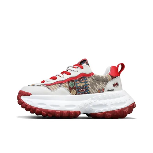 BAKE Breathable And Wear resistant Low Top Chunky Sneakers Men's