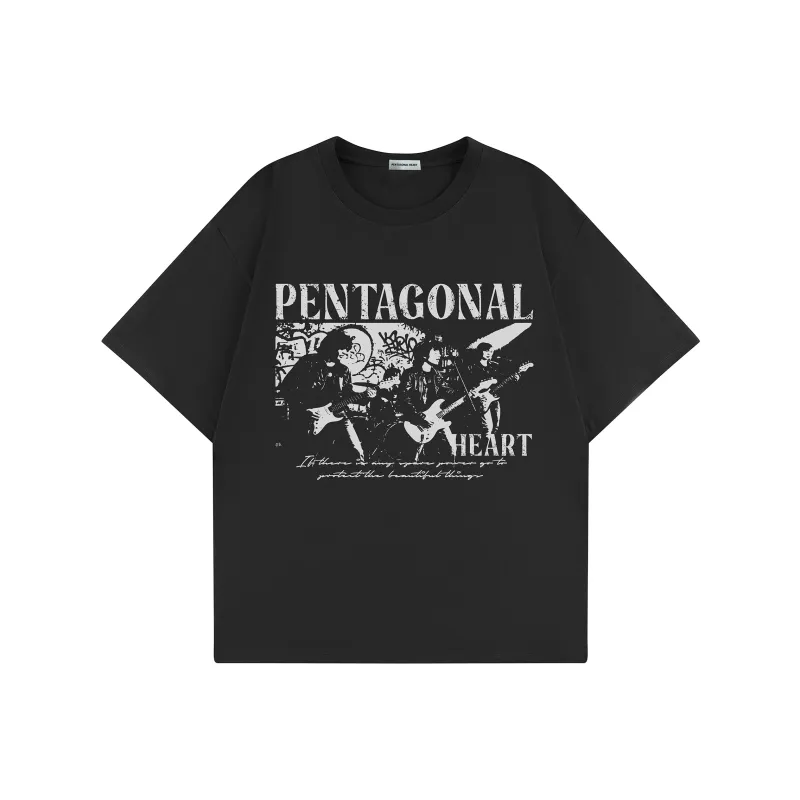 PENTAGONAL HEART T Shirt Unisex-0