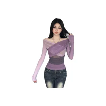PLUSONEONE+ T-Shirts Women's Purple