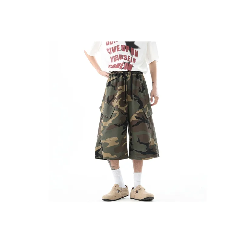 Fakeyoung Casual Shorts Unisex Camouflage-0