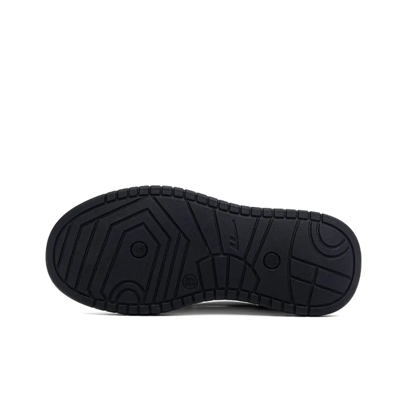 Warrior Anti Slip Wear Resistant Low Top Skateboard Shoes Women's Beige Black-4