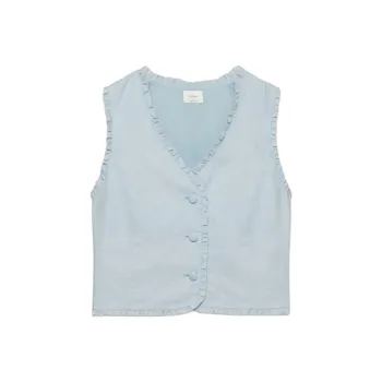 ARITZIA SS25 Wilfred Citrus Linen Blouse Tank Top Women's