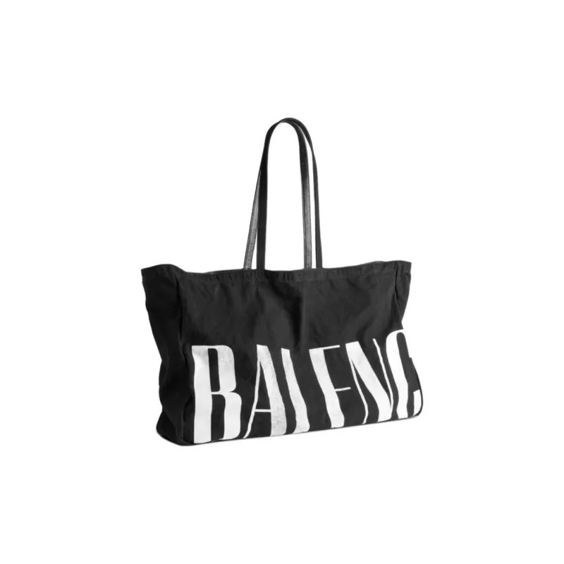 Balenciaga EDITOR Fabric Tote Bag, Shopping Bag, Shoulder Bag Tubas Women's Black-1
