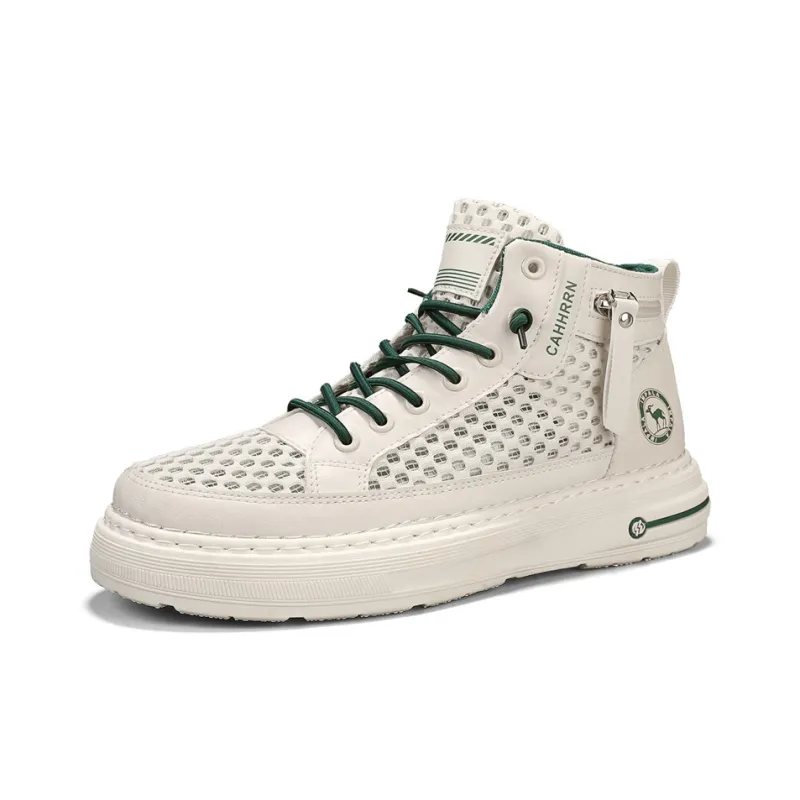 Sportful Coverage, Slip Resistant, Quick Dry, Moisture Wicking High Top Skateboard Shoes Men's-7