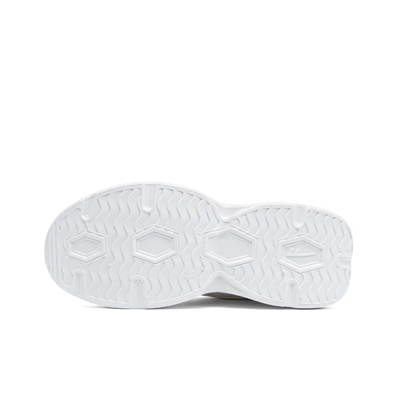 Warrior Cushioning, Wear Resistant Low Top Casual Running Shoes Women's White Gray-5